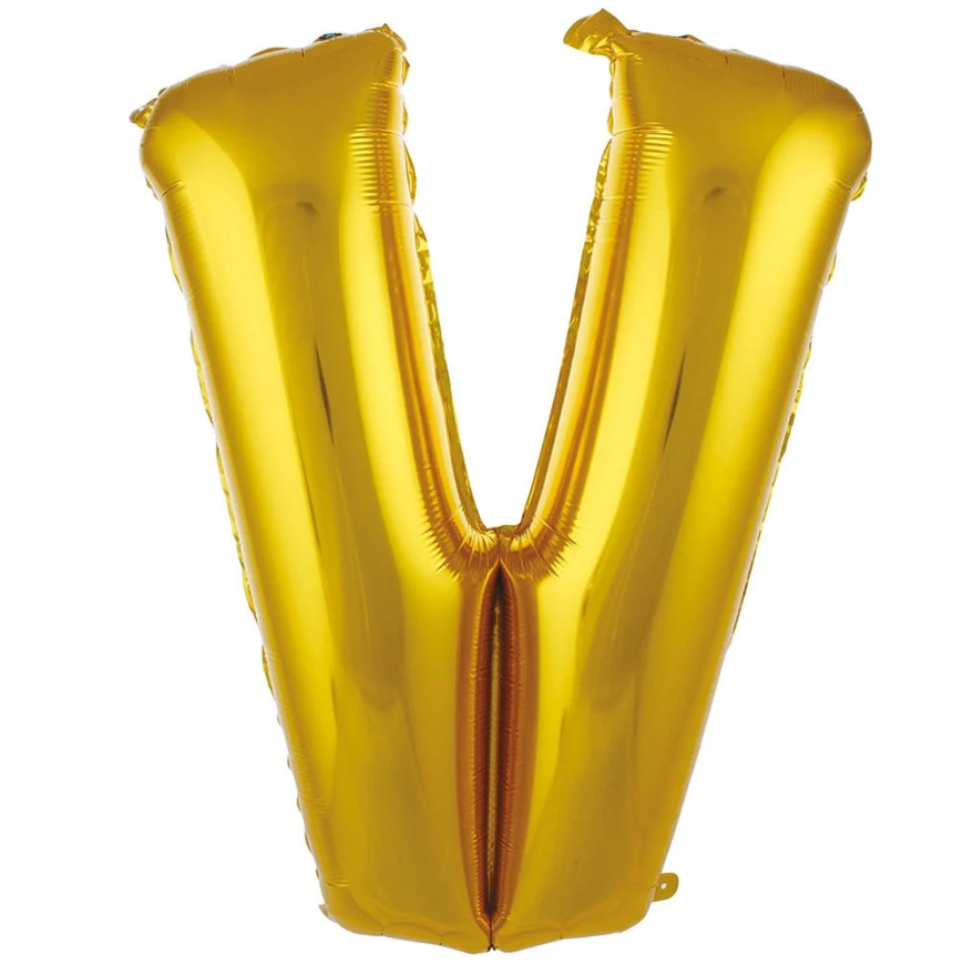 Folyo Balon Gold V 40 İnç 100 Cm